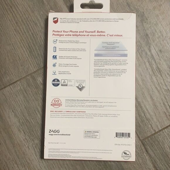 Zagg Invisible Shield glass protector. New - Picture 9 of 9